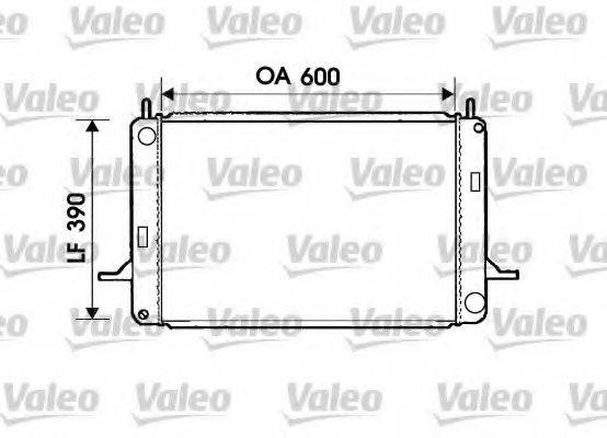 VALEO 734774 Радіатор, охолодження двигуна