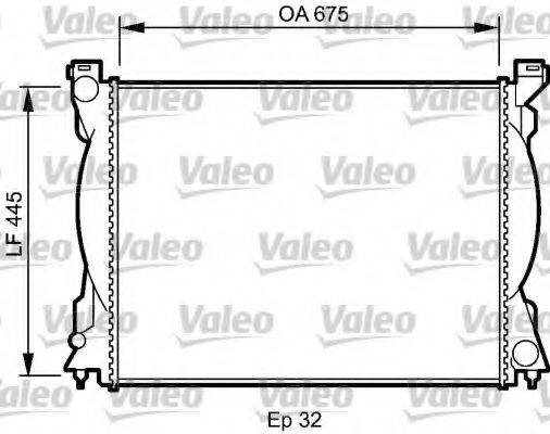 VALEO 735029 Радіатор, охолодження двигуна