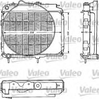 VALEO 810839 Радіатор, охолодження двигуна