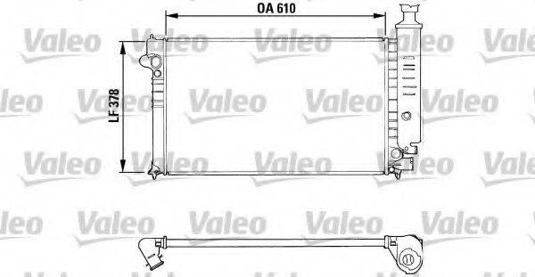 VALEO 810919 Радіатор, охолодження двигуна