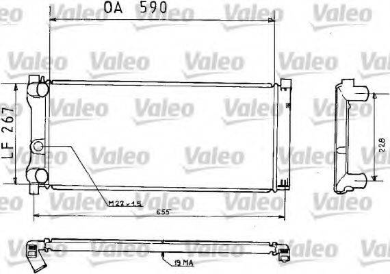 VALEO 810925 Радіатор, охолодження двигуна