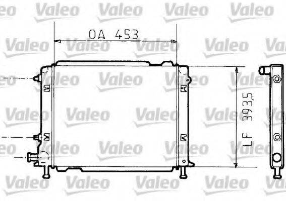 VALEO 810988 Радіатор, охолодження двигуна