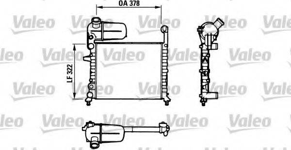 VALEO 811069 Радіатор, охолодження двигуна