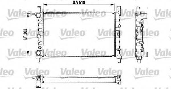 VALEO 811387 Радіатор, охолодження двигуна