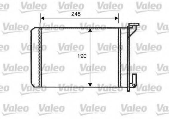 VALEO 812045 Теплообмінник, опалення салону