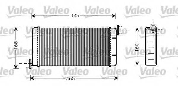 VALEO 812084 Теплообмінник, опалення салону