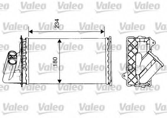 VALEO 812112 Теплообмінник, опалення салону