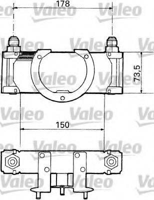 VALEO 816593 масляний радіатор, моторне масло