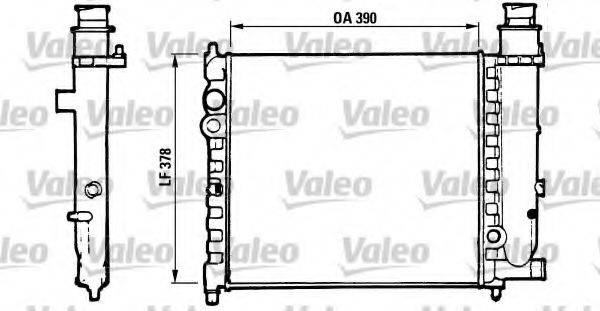 VALEO 816700 Радіатор, охолодження двигуна