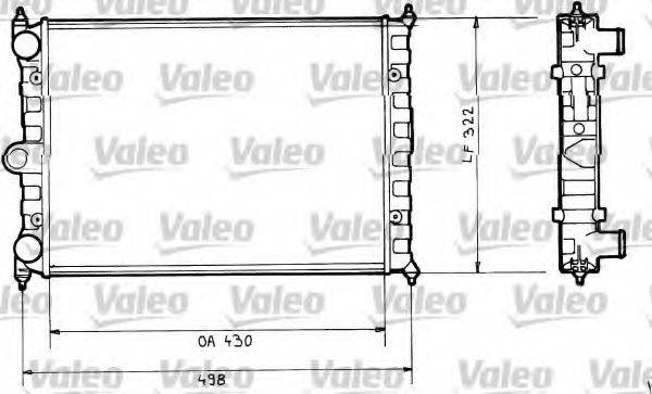 VALEO 816703 Радіатор, охолодження двигуна