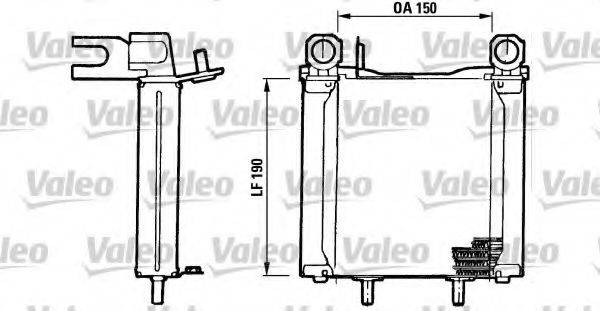 VALEO 816760 масляний радіатор, моторне масло