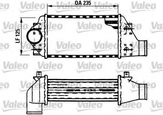 VALEO 816764 Інтеркулер