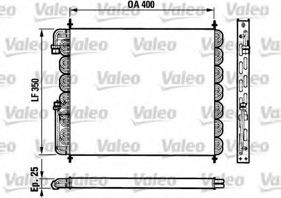 VALEO 816771 Конденсатор, кондиціонер