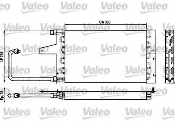 VALEO 816772 Конденсатор, кондиціонер