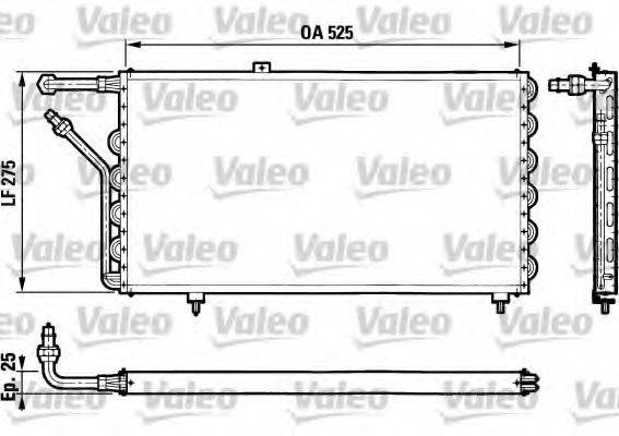 VALEO 816778 Конденсатор, кондиціонер