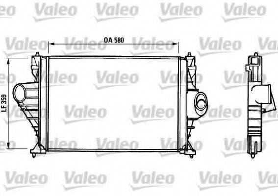 VALEO 816889 Інтеркулер