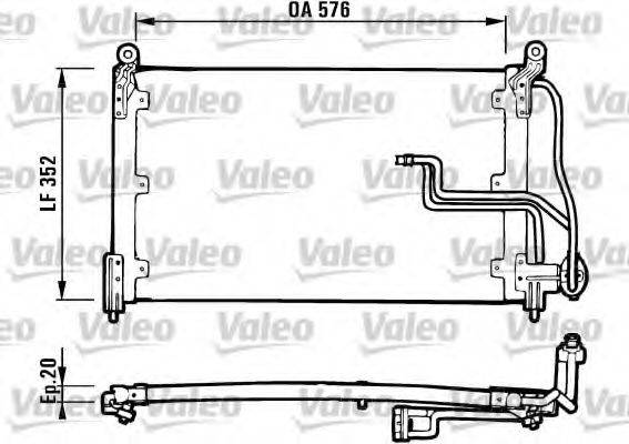 VALEO 816904 Конденсатор, кондиціонер