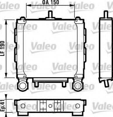 VALEO 816914 масляний радіатор, моторне масло