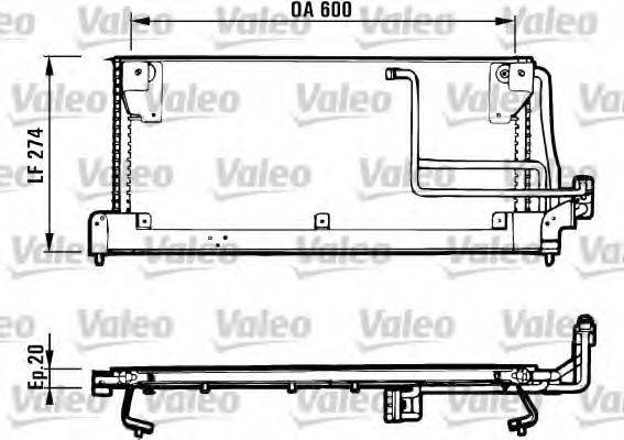 VALEO 816924 Конденсатор, кондиціонер