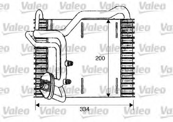 VALEO 817087 Випарник, кондиціонер