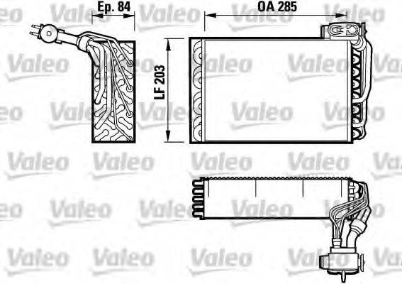 VALEO 817092 Випарник, кондиціонер