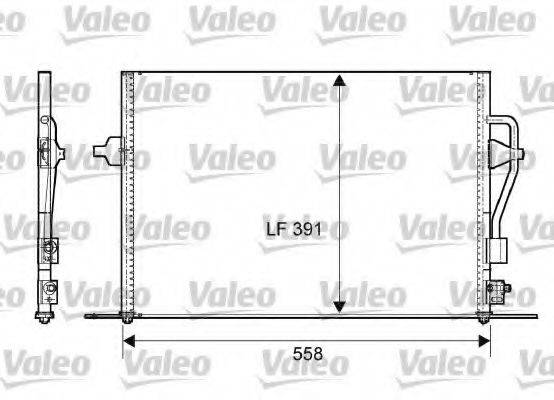 VALEO 817232 Конденсатор, кондиціонер