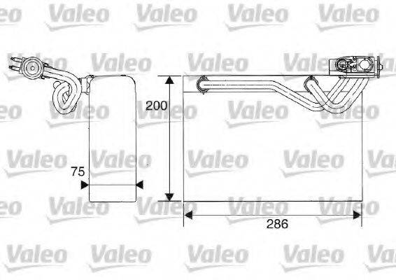 VALEO 817278 Випарник, кондиціонер