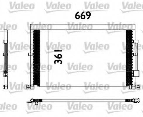 VALEO 817567 Конденсатор, кондиціонер