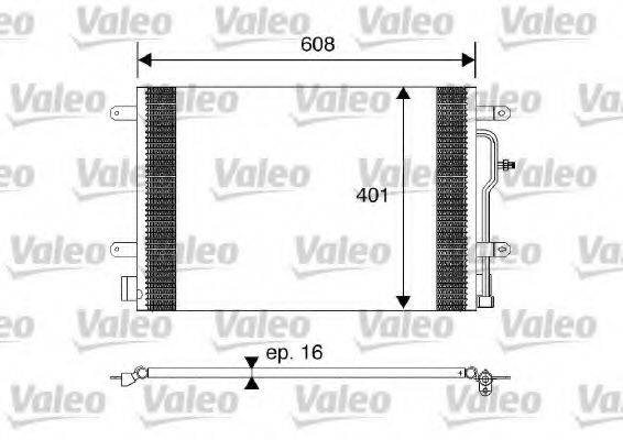 VALEO 817569 Конденсатор, кондиціонер