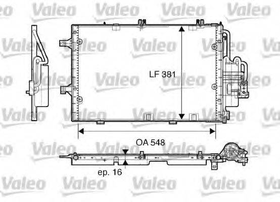 VALEO 817609 Конденсатор, кондиціонер