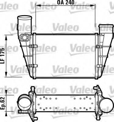 VALEO 817625 Інтеркулер