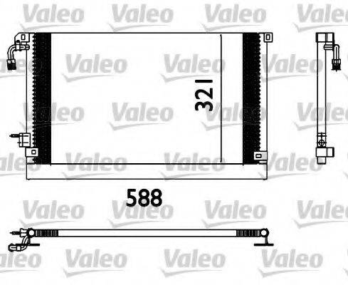 VALEO 817655 Конденсатор, кондиціонер