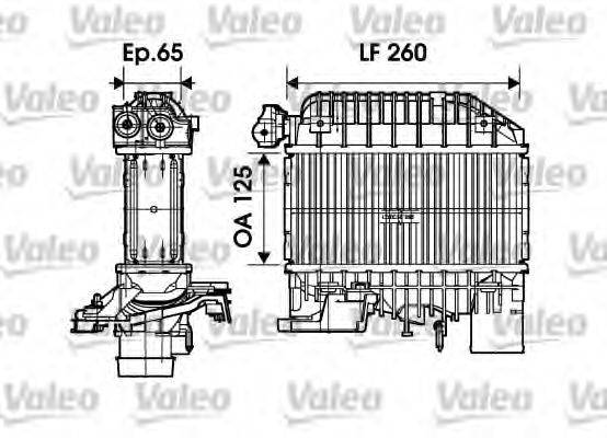 VALEO 817698 Інтеркулер