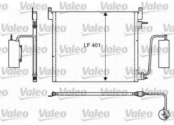 VALEO 817853 Конденсатор, кондиціонер