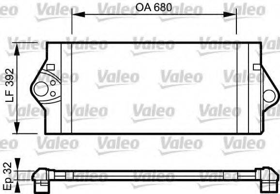 VALEO 817927 Інтеркулер