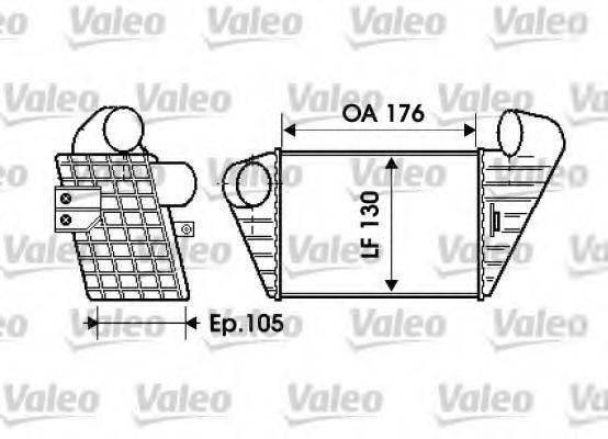 VALEO 817930 Інтеркулер