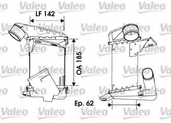 VALEO 817934 Інтеркулер