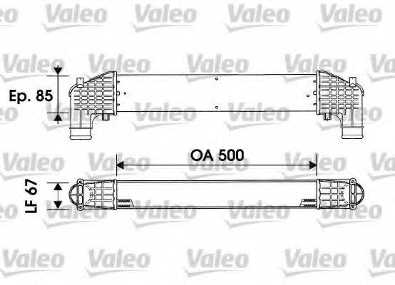 VALEO 817936 Інтеркулер