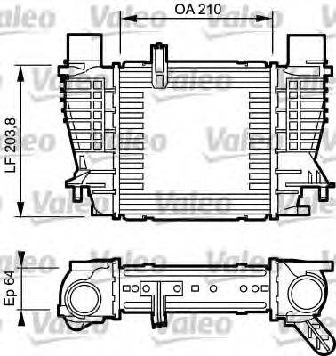 VALEO 817999 Інтеркулер