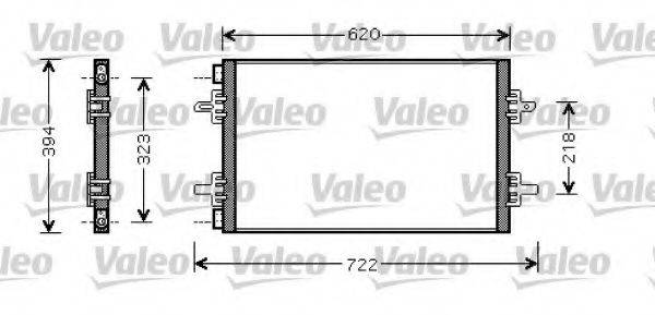 VALEO 818027 Конденсатор, кондиціонер