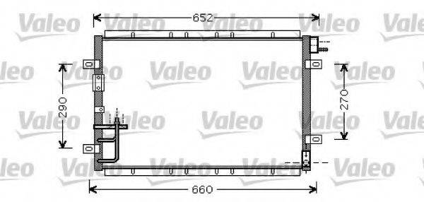 VALEO 818080 Конденсатор, кондиціонер