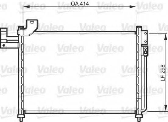 VALEO 818088 Конденсатор, кондиціонер