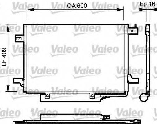 VALEO 818199 Конденсатор, кондиціонер