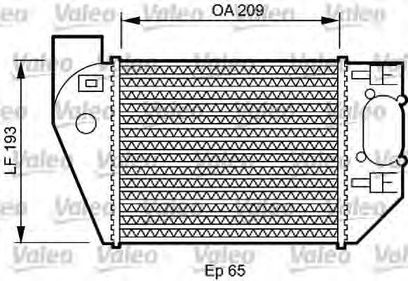 VALEO 818825 Інтеркулер