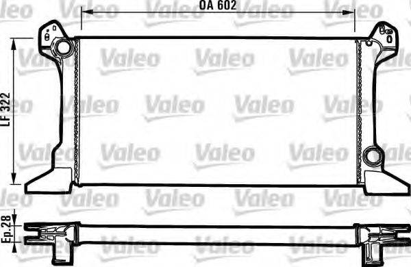 VALEO 819176 Радіатор, охолодження двигуна