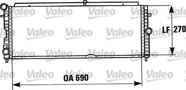 VALEO 819388 Радіатор, охолодження двигуна