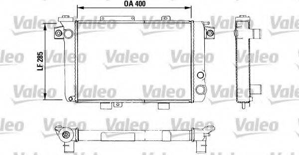 VALEO 882890 Радіатор, охолодження двигуна