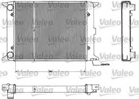 VALEO 882896 Радіатор, охолодження двигуна