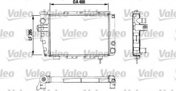 VALEO 883282 Радіатор, охолодження двигуна