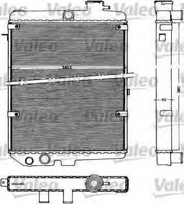 VALEO 883434 Радіатор, охолодження двигуна